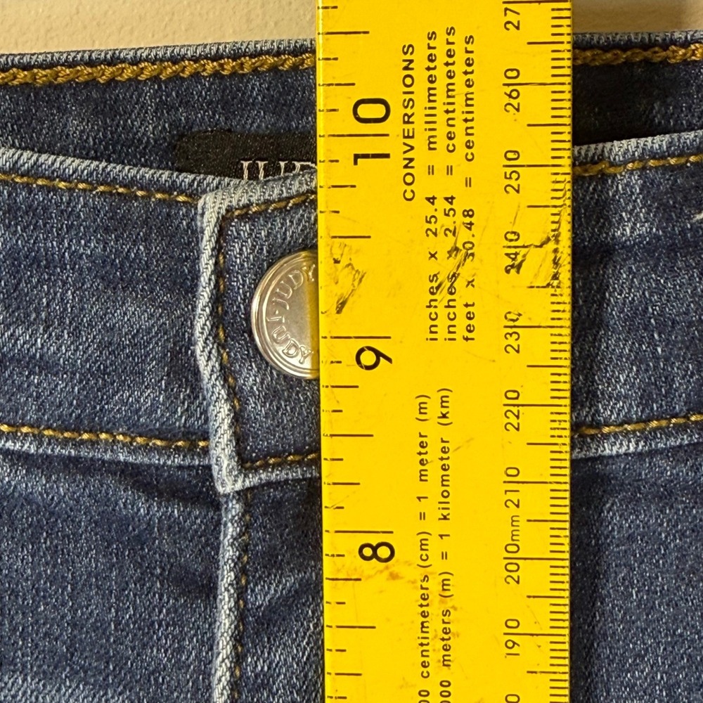 Judy Blue Relaxed Fit Mom Jeans Women 13/31 Blue High Rise Stretch Denim Classic - Picture 5 of 6